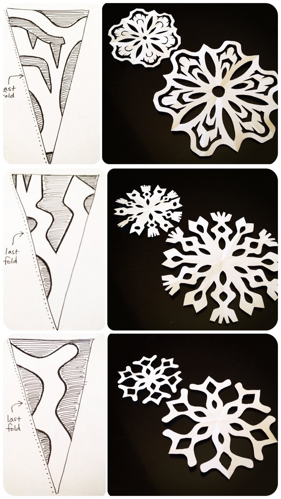 LIFE IS SWEET Paper Snowflakes 101