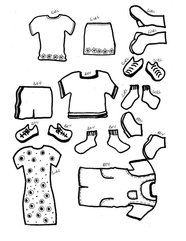 Paper Dolls with clothes