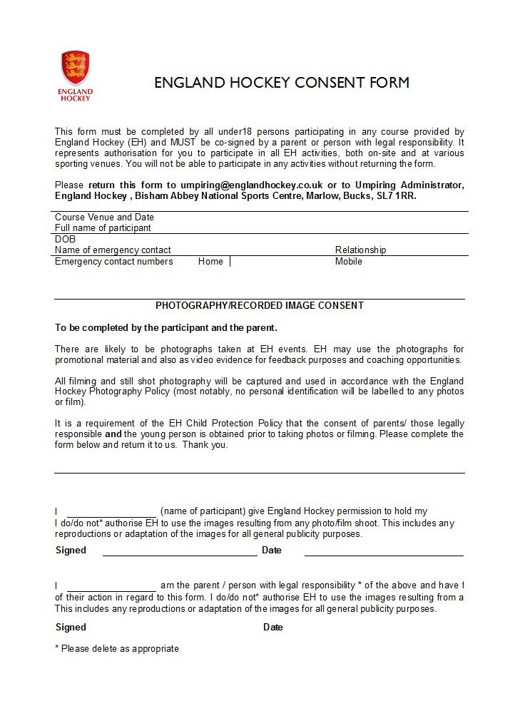 50 Printable Parental Consent Form & Templates Template Lab
