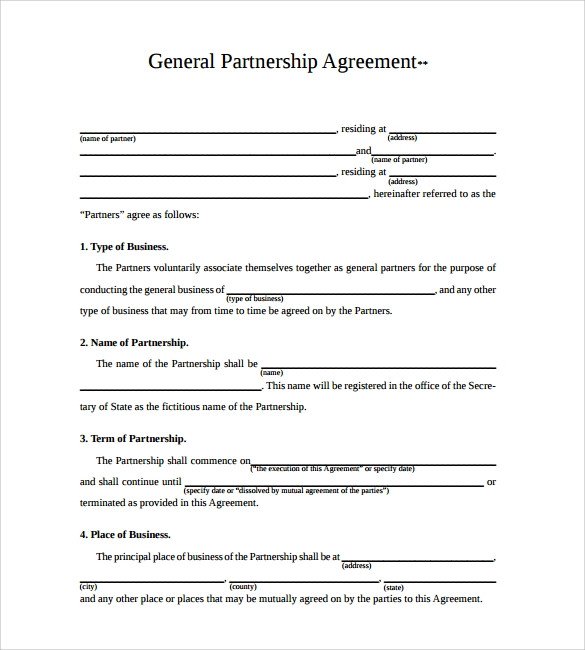 Business Partnership Agreement 12 Download Documents in