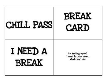 Chill Pass Break Card Visuals by The Lighting of a Fire