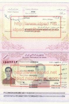 Template Jordan Passport PSD Passport PSD