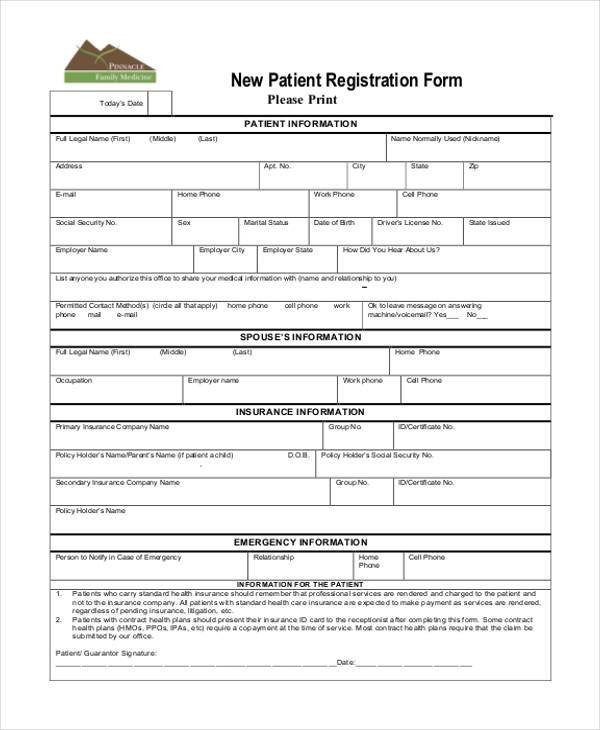 Registration Form Templates