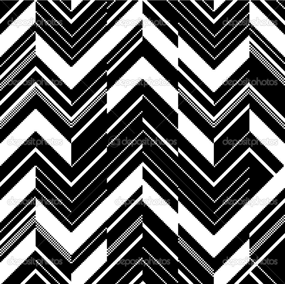 depositphotos Pattern in zigzag—black and white