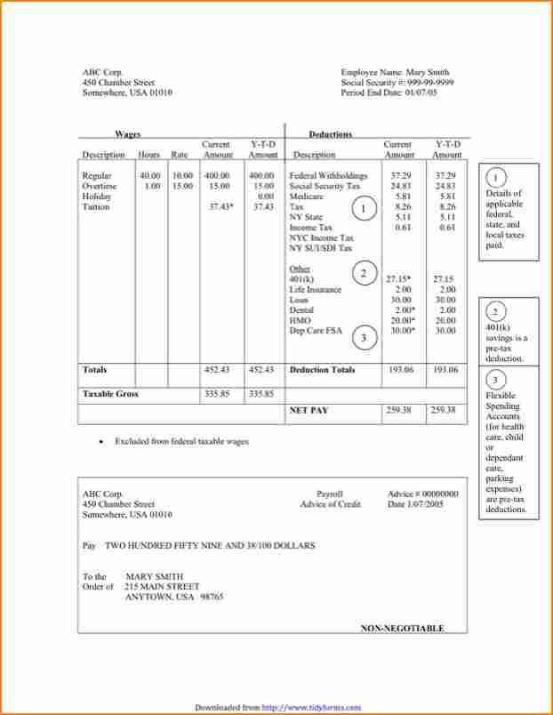 7 pay stub pdf template