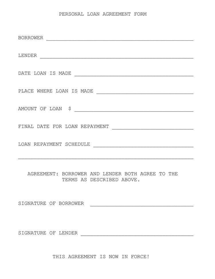 45 Loan Agreement Templates & Samples Write Perfect