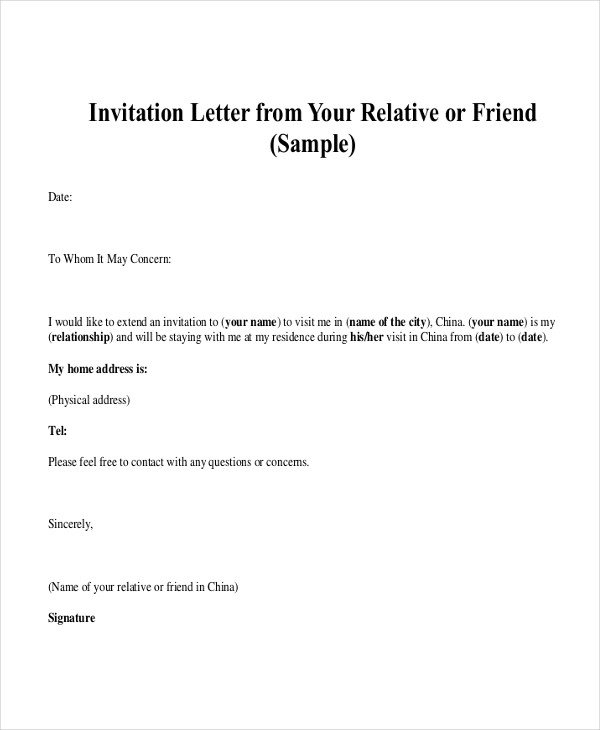 Personal Reference Letter 7 Free Word Excel PDF