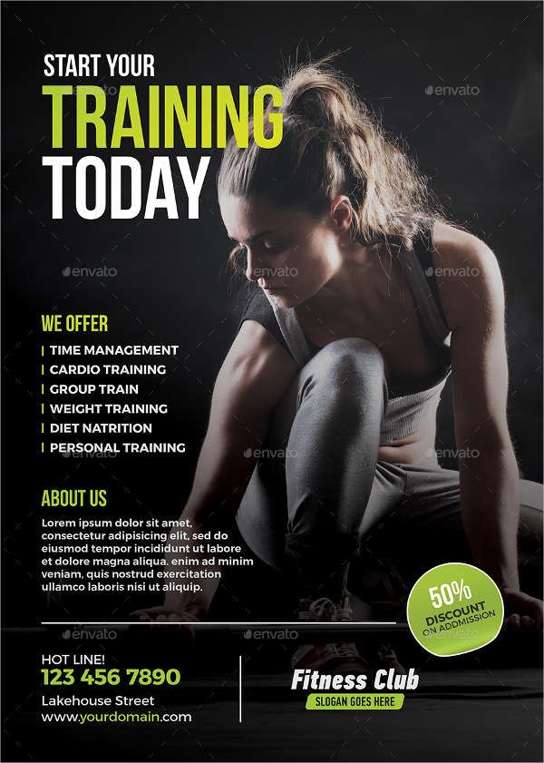 63 Fitness Flyer Examples PSD AI EPS Word Formats
