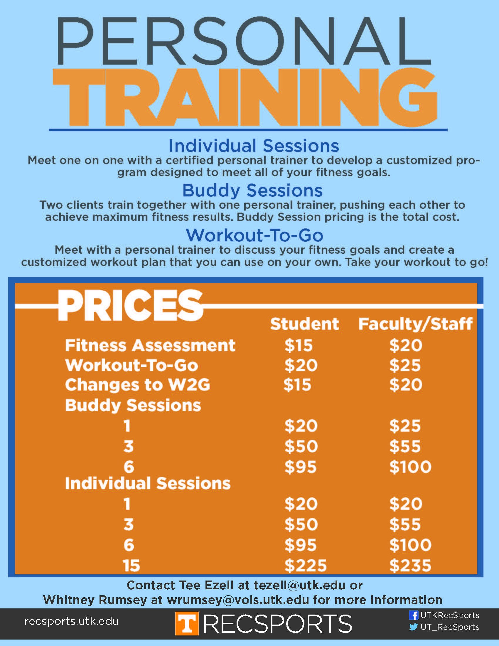 Personal Training Flyer