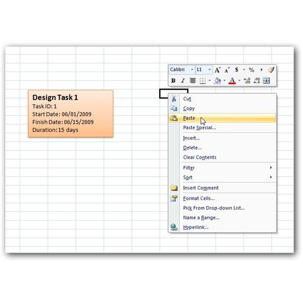 How to Create a PERT Chart in Microsoft Excel 2007