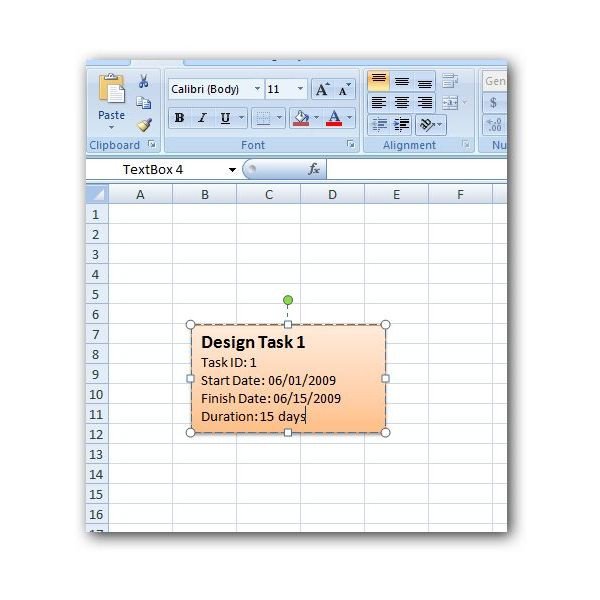 How to Create a PERT Chart in Microsoft Excel 2007