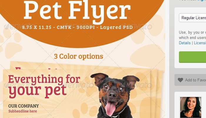 5 Pet Sitting Flyer Templates
