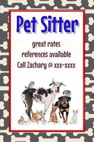 Customize 460 Pets Flyer Templates