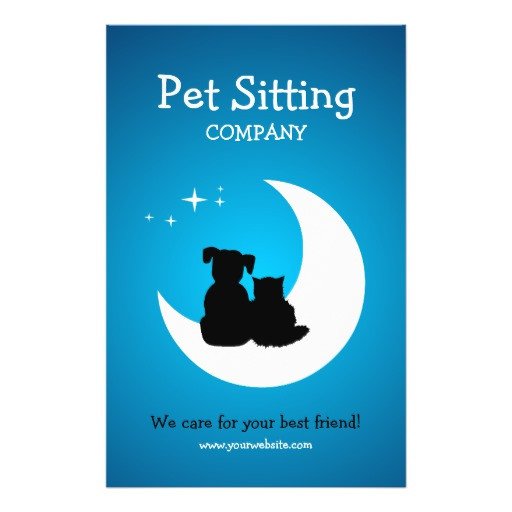 Pet Care Pet Sitting business flyer