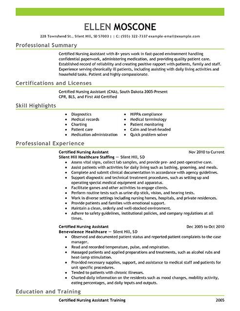 Certified Pharmacy Technician Resume Sample