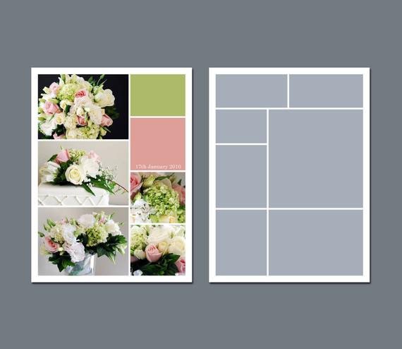 INSTANT DOWNLOAD Collage Template by LucyRoseDesigns