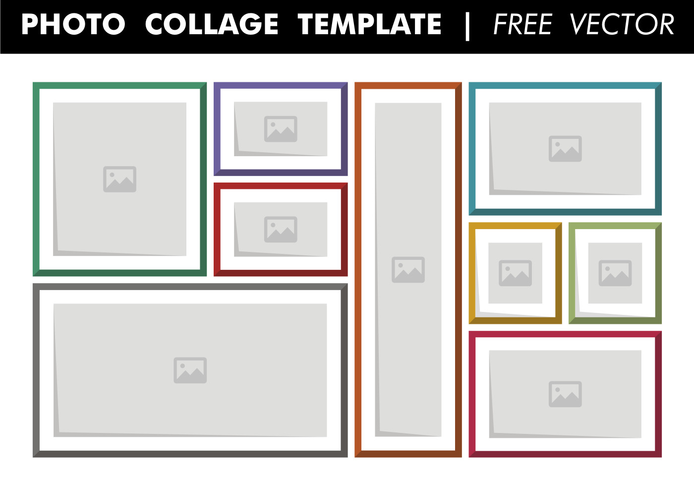 Collage Template Free Vector Download Free Vector