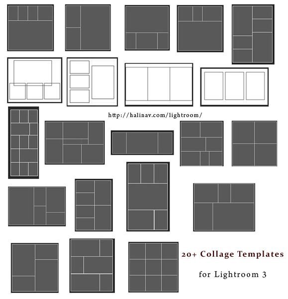 free lightroom collage templates