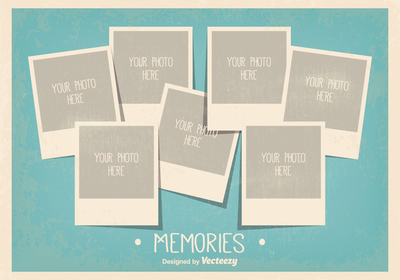Vintage Style Collage Template Vector Download