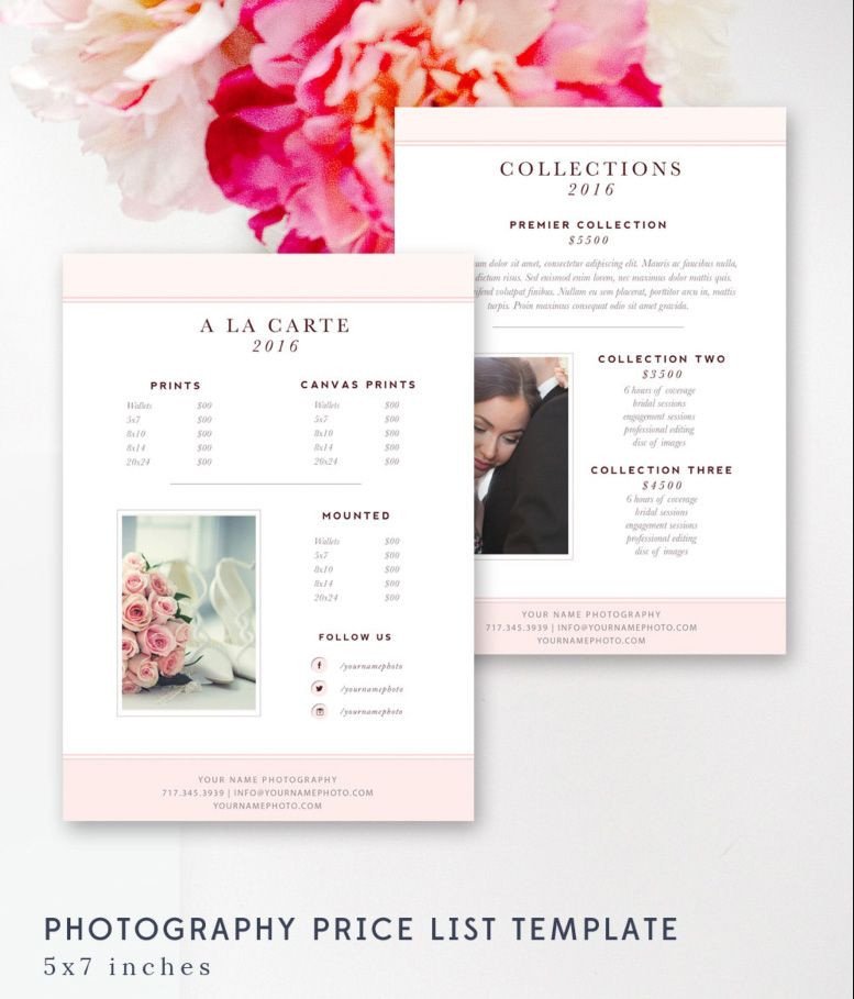 graphy Price List Template Pricing Sheet Guide