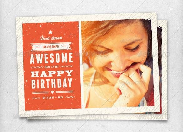 Birthday Card Template 11 PSD Illustrator EPS Format
