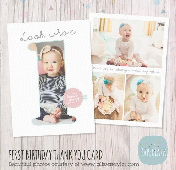 First Birthday Card shop template AF001 INSTANT