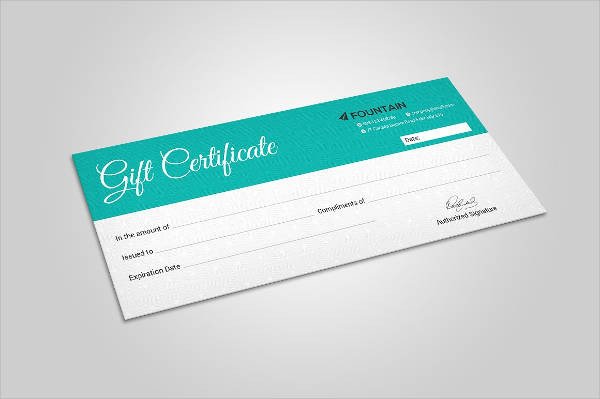 Sample Gift Certificate Template 64 Documents Download