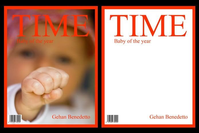 Baby Birth Magazine Frame Cover shop Templates V2