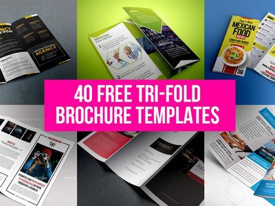 40 Free Tri fold Brochure Templates by GraphicsFuel Rafi
