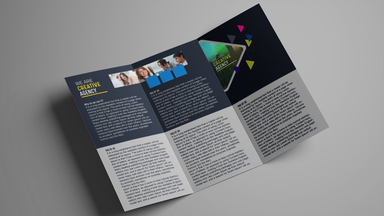 How to Design a Tri Fold Brochure Template shop