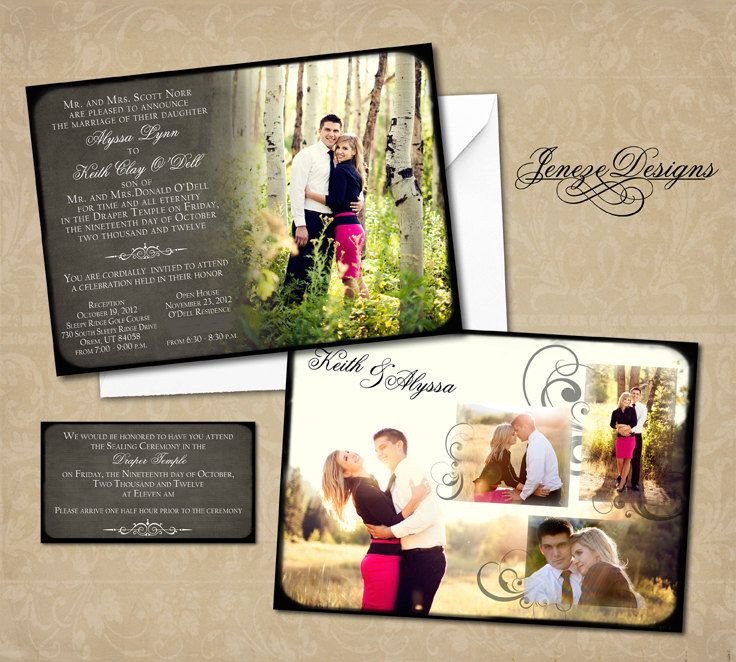 Wedding Invitation shop Template for graphers