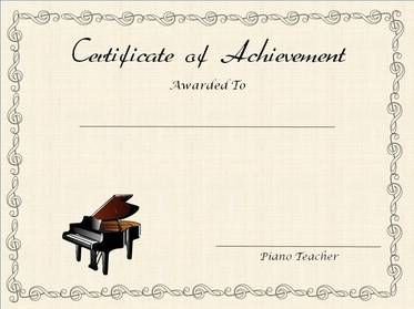 11 best Recital certificates images on Pinterest