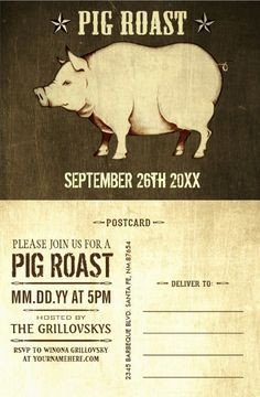 1000 images about Pig Roast Invitations on Pinterest