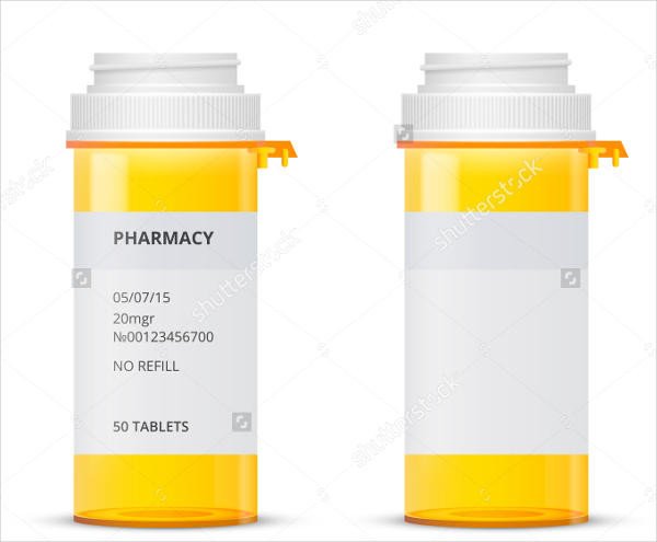 6 Pill Bottle Label Templates Word Apple Pages Google