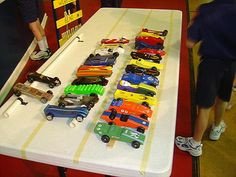 Score keeping spreadsheets for Pinewood Derby races 3