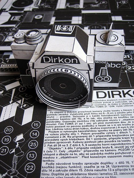 Dirkon The Vintage DIY Pinhole Camera Made of Paper