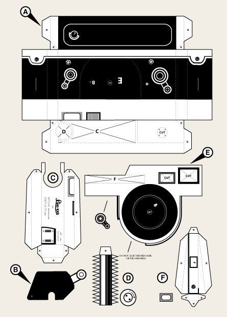 Leica M3 Pinhole Camera papercraft Pinterest