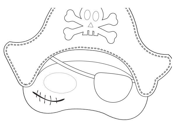 Ahoy Color Yer Own Pirate Mask Learning Resources Blog