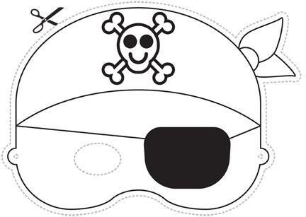 pirate mask found at