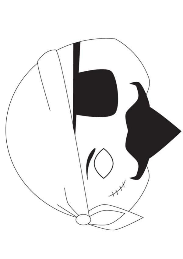 Pirate Mask Template