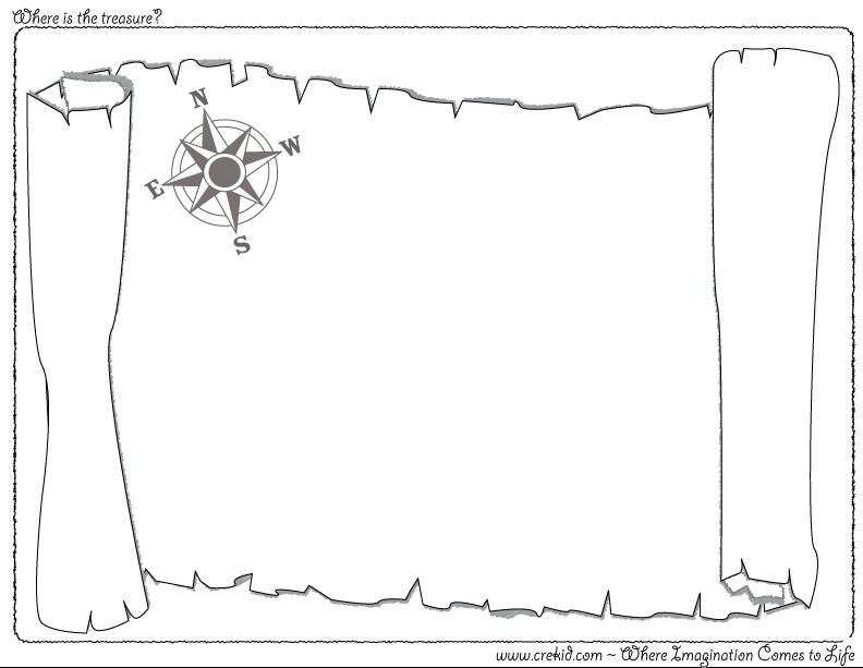 treasure map outline clipart 20 free Cliparts