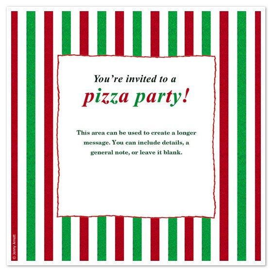 Pizza Party Invitations & Cards on Pingg