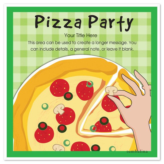 Pizza Pizza Party Invitations & Cards on Pingg