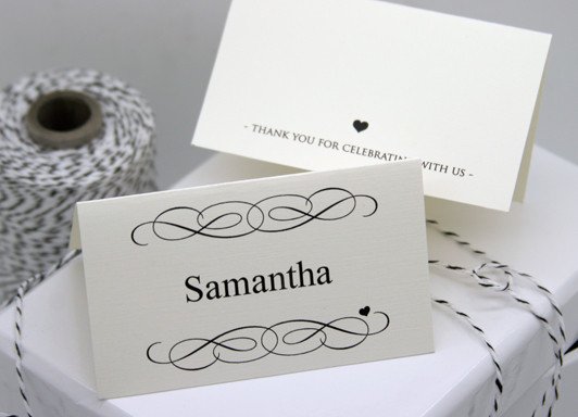 FREE DIY Printable Place Card Template and Tutorial