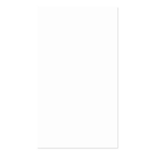 Plain White Background Business Card Templates