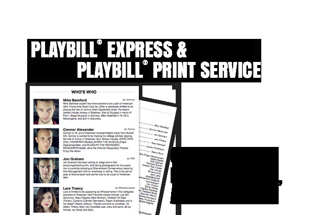 Playbill Template Word PDF shop Free Download