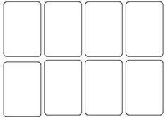 Blank Playing Card Template e day