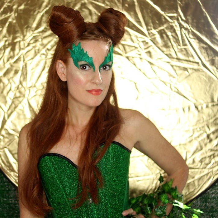 Poison Ivy Costume Eye Mask DIY Gina Michele