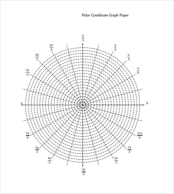Polar Graph Paper 14 Download Documents in PDF Word