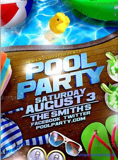 50 Best Summer Pool Party Flyer Print Templates 2019